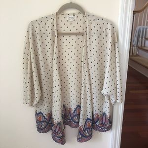 Paisley Floral Printed Kimono Cardigan PacSun